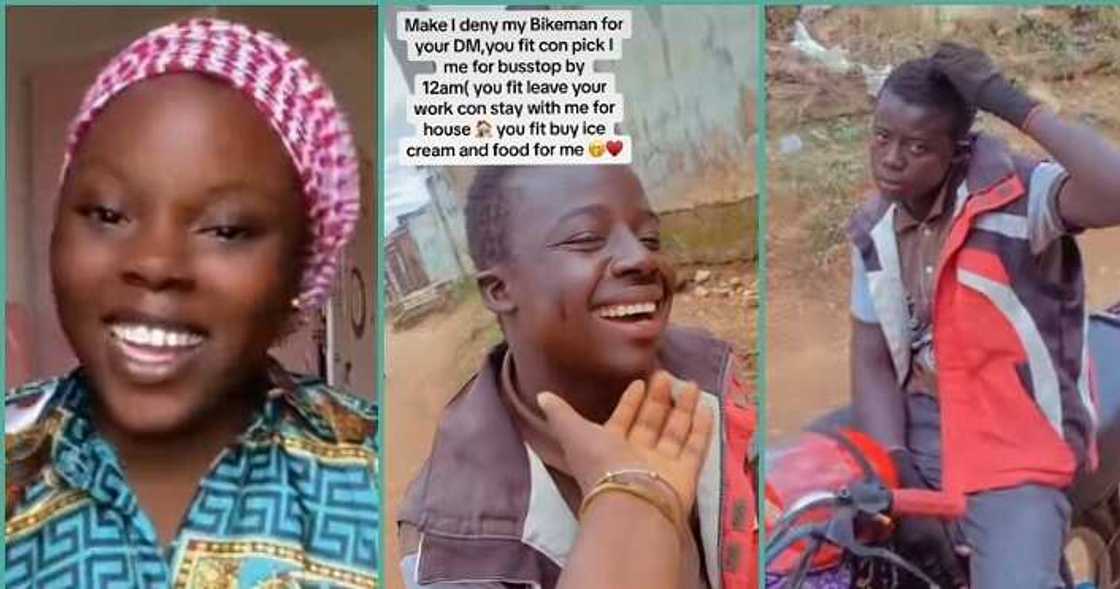 Lady appreciates over okada rider for showing her care Lady appreciates over okada rider for showing her care