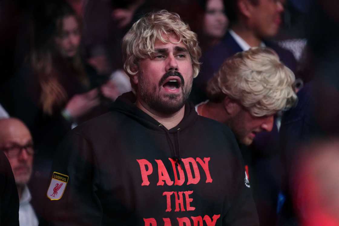 Dan Katz in a blonde wig Dan Katz in a blonde wig