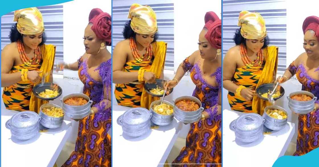 Nana Ama McBrown and Aba Dope Nana Ama McBrown and Aba Dope