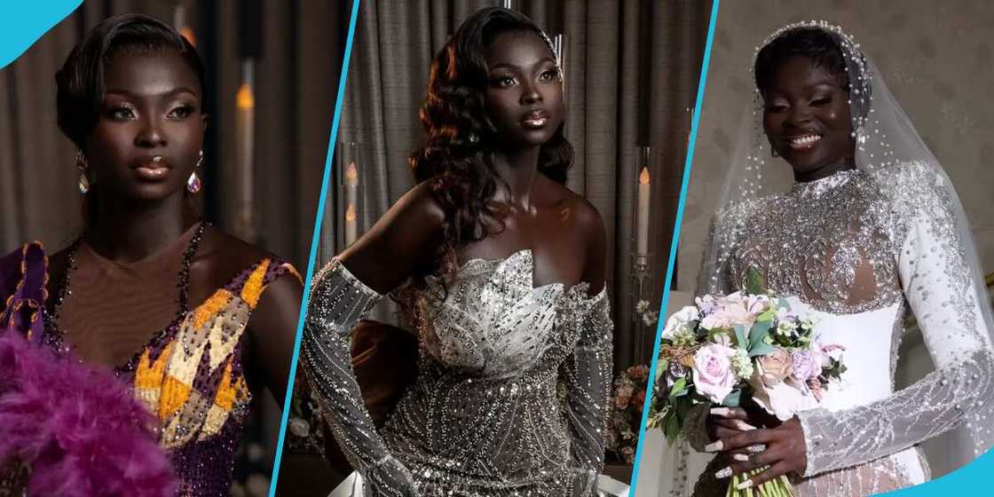 Ghanaian bride Lupita slays in glittering gowns Ghanaian bride Lupita slays in glittering gowns