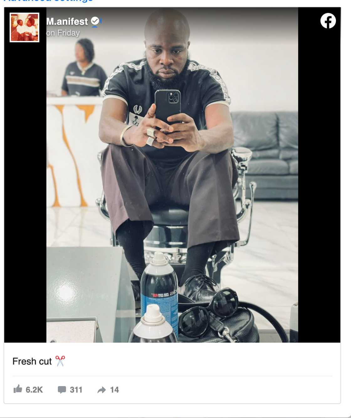 Ghanaian musician M.anifest Ghanaian musician M.anifest