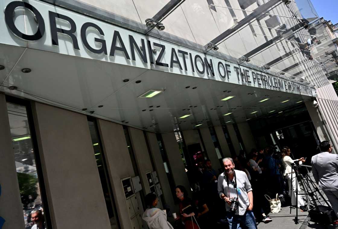 The in-person OPEC+ meetings are set to take place from 0800 GMT Sunday in Vienna The in-person OPEC+ meetings are set to take place from 0800 GMT Sunday in Vienna