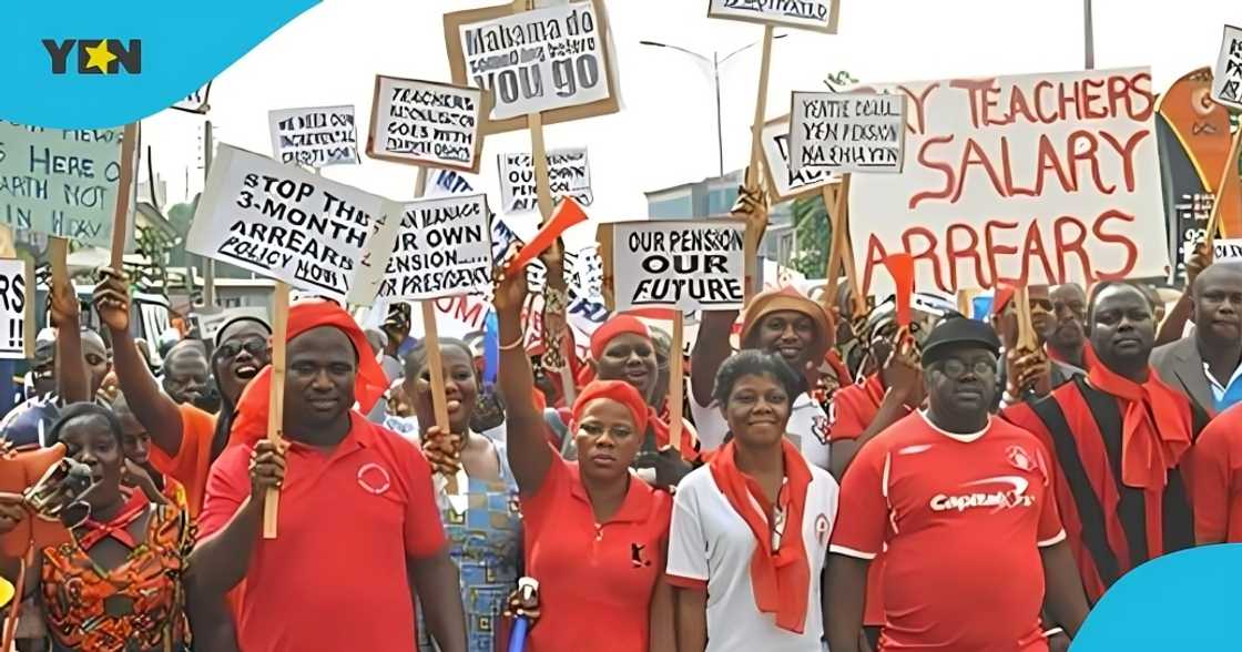 Haruna Iddrisu, Minister for Education, Ghanaian teacers, unpaid salary, demonstration