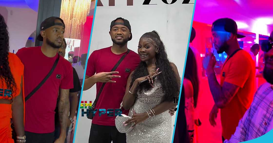 Jordan Ayew at the graduation party of Jaia Jordan Ayew at the graduation party of Jaia