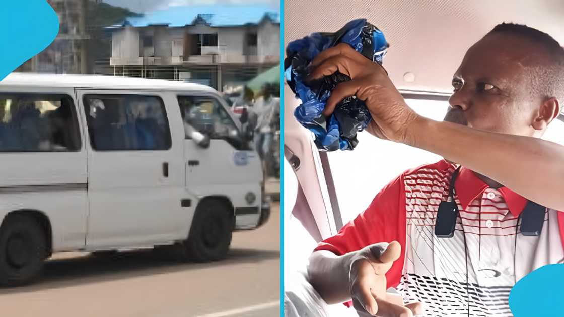 Ghana commercial driver, viral bus rules, passenger behaviour, Ten Commandments for passengers, trotro driving in Ghana, humorous driving rules, Kumasi driver video, female trotro driver, Esther commercial driver, social media reactions