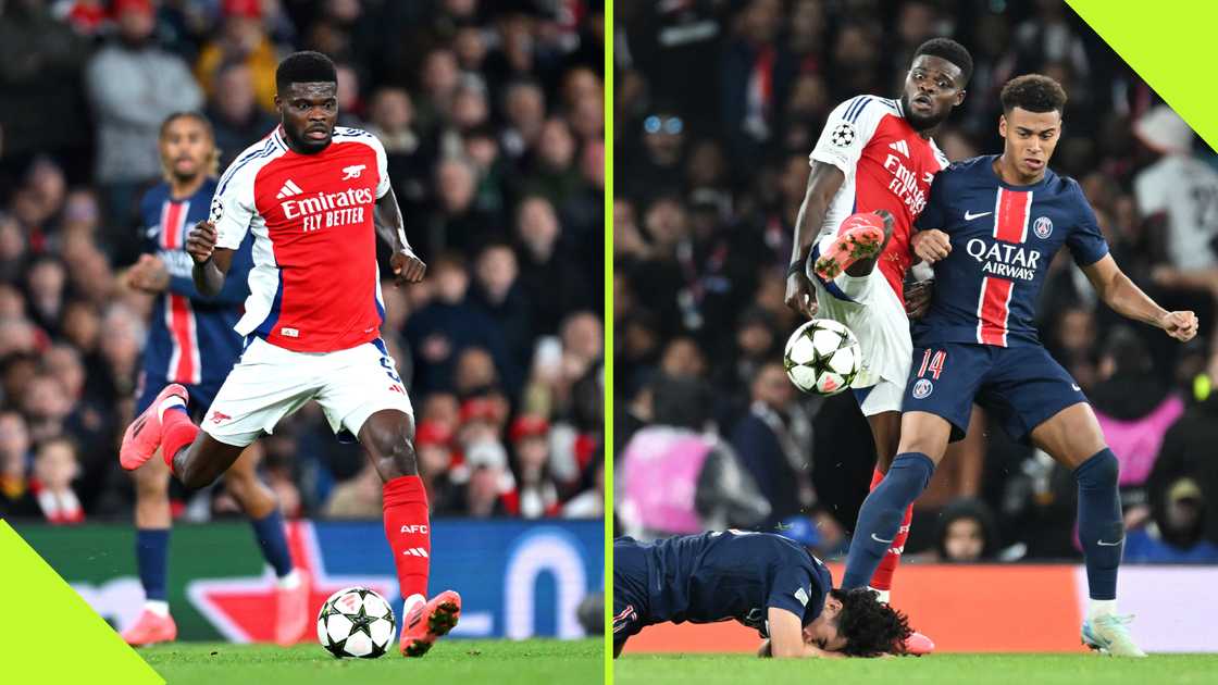 Arsenal fans heap praises on Thomas Partey after beating PSG