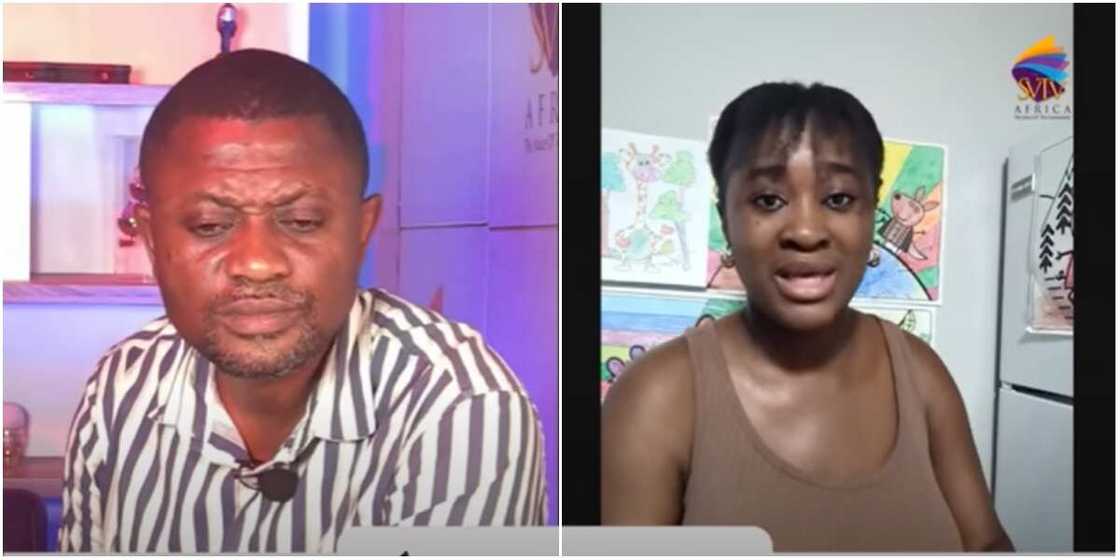 Angela said some Ghanaians don't like to read so they would rather give their visa applications to agents Angela said some Ghanaians don't like to read so they would rather give their visa applications to agents