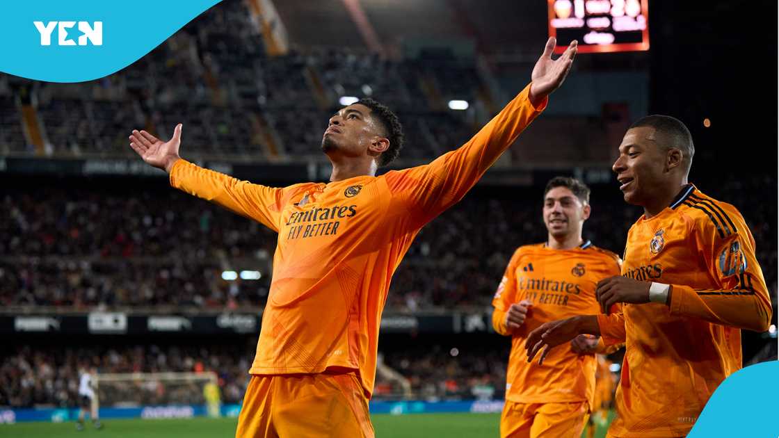Jude Bellingham notched the match-winning goal as Real Madrid beat Valencia in dramatic fashion. Jude Bellingham notched the match-winning goal as Real Madrid beat Valencia in dramatic fashion.
