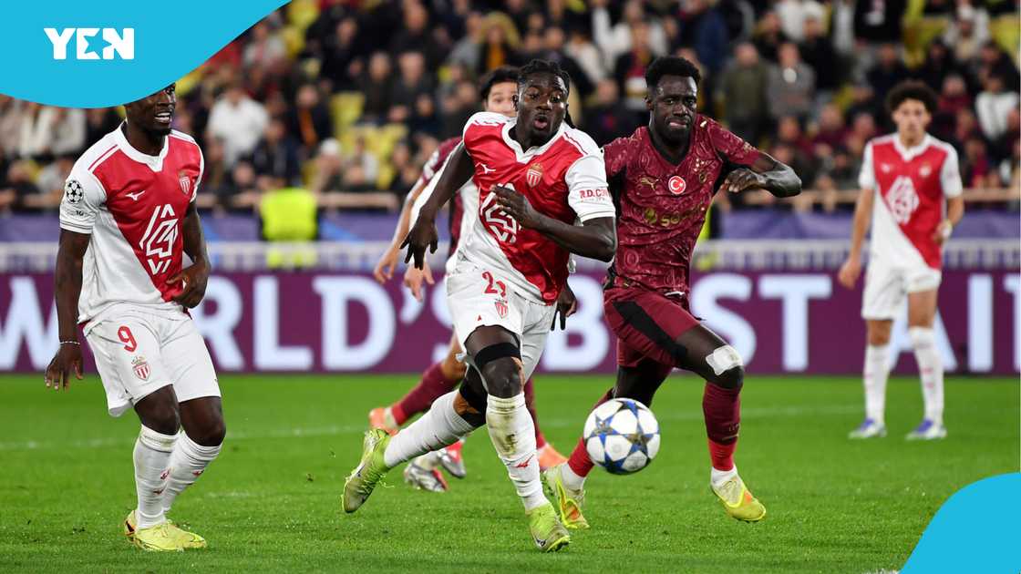 Mohammed Salisu, AS Monaco, Galatasaray, Champions League, Victor Osimhen, Salisu's defensive masterclass, UEFA Champions League, Black Stars defender, Ligue 1 standings.