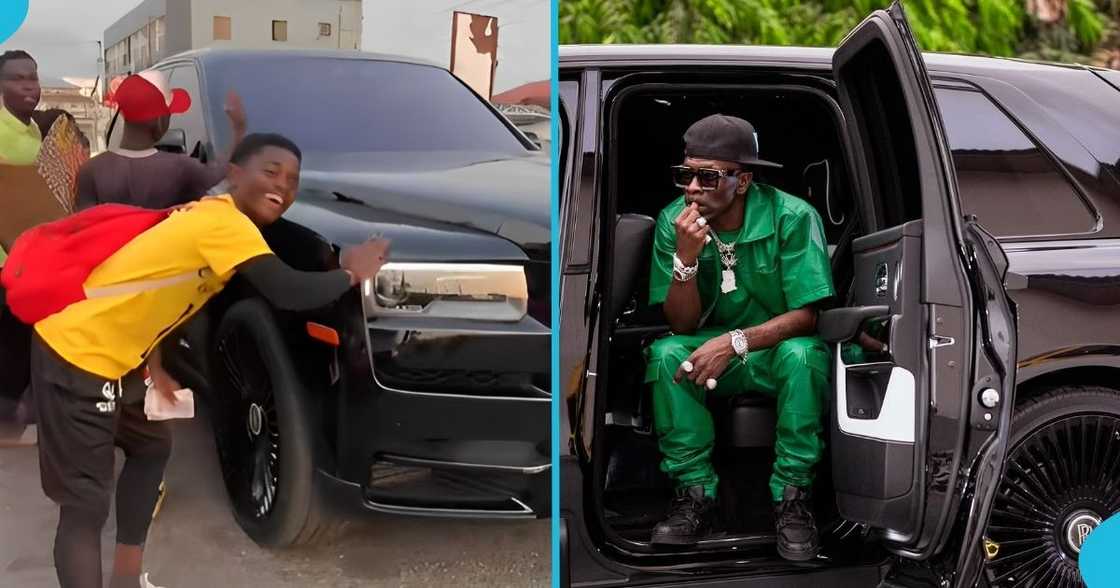 Shatta Wale, dancehall star, Rolls Royce, Ghanaian boy, Accra Shatta Wale, dancehall star, Rolls Royce, Ghanaian boy, Accra
