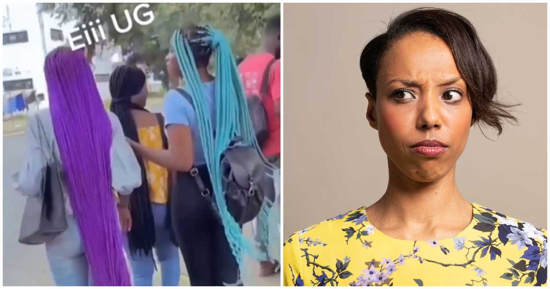 University of Ghana students with unique braids causes stir online University of Ghana students with unique braids causes stir online