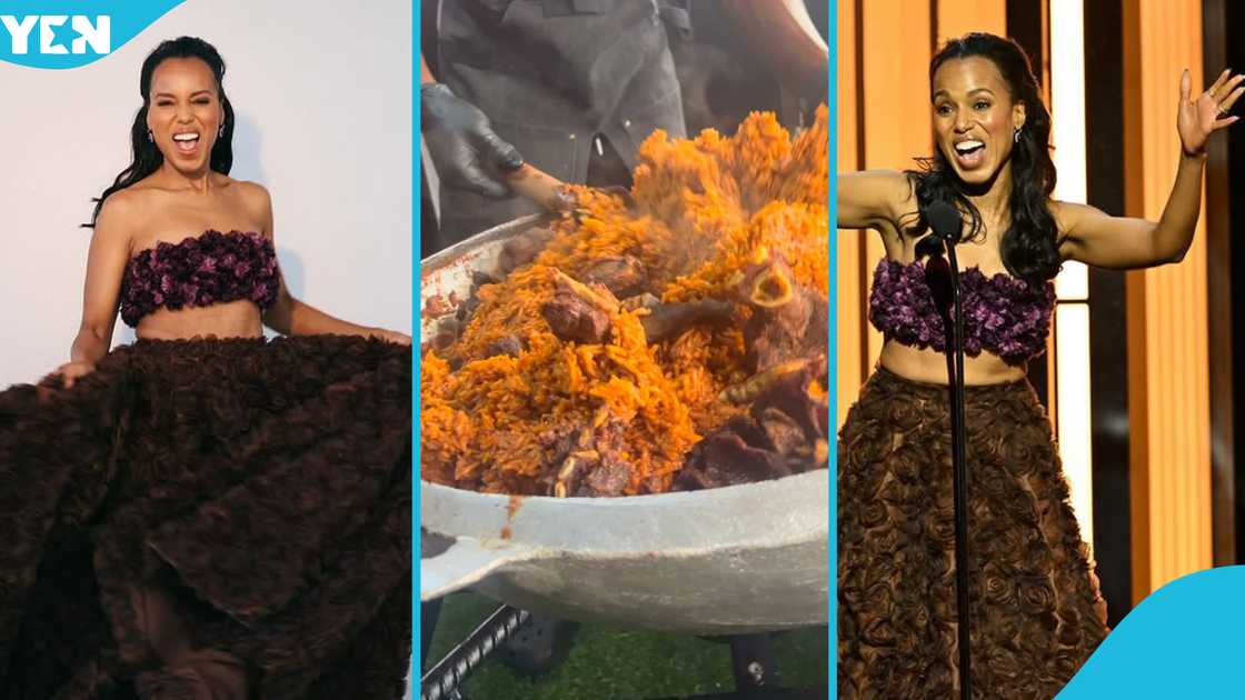 Kerry Washington, Hollywood Actress, Scandal Actress, Ghana Jollof, Nigeria Jollof, Senegal Jollof, Jollof Wars Kerry Washington, Hollywood Actress, Scandal Actress, Ghana Jollof, Nigeria Jollof, Senegal Jollof, Jollof Wars