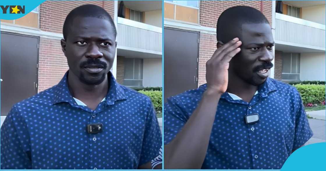 Photo of a Ghanaian teacher after he left his post to relocate abroad