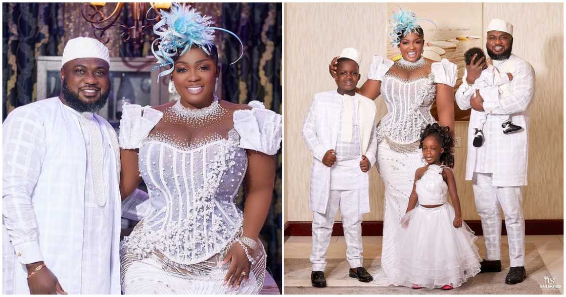 Photos of Tracey Boakye and her husband and children Photos of Tracey Boakye and her husband and children