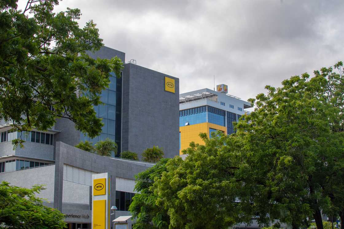 The head office of telecommunications company MTN Ghana
