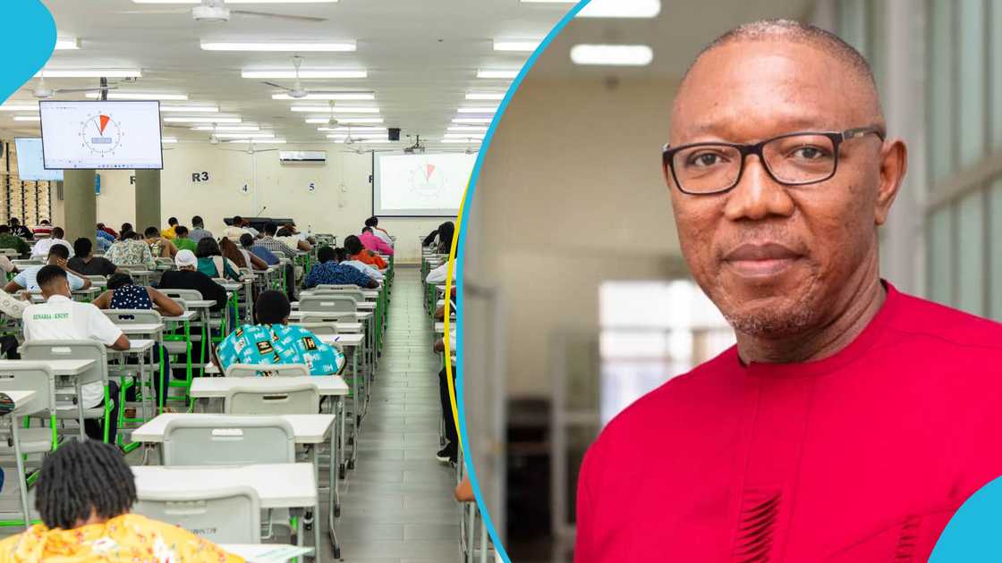 Member of the NDC manifesto committee on education, Clement Apaakis, speaks on the promise to provide free education. Member of the NDC manifesto committee on education, Clement Apaakis, speaks on the promise to provide free education.