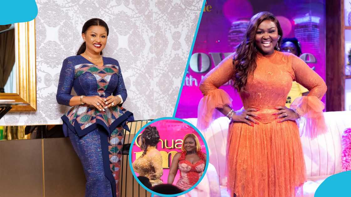 Nana Ama McBrown, Aj Poundz, Ghanaian Actress, TV3 presenters, Onua Showtime, Onua TV, Onua TV presenters Nana Ama McBrown, Aj Poundz, Ghanaian Actress, TV3 presenters, Onua Showtime, Onua TV, Onua TV presenters