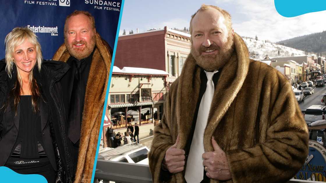 Randy Quaid and Evi Quaid at the "U2 3D" premiere (L). Randal poses at the Sky 360 Delta Lounge at the same venue (R) Randy Quaid and Evi Quaid at the "U2 3D" premiere (L). Randal poses at the Sky 360 Delta Lounge at the same venue (R)