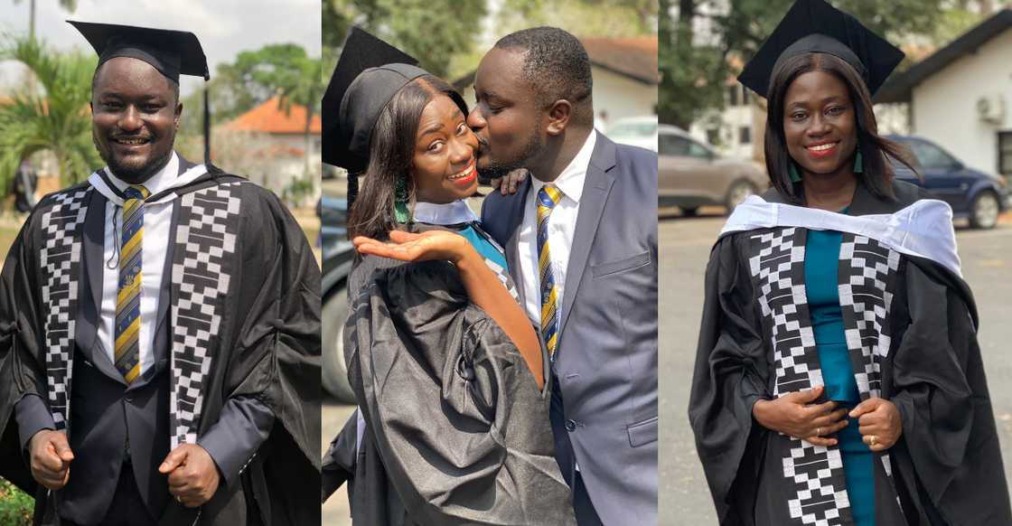 Ghanaian couple graduates from University of Ghana Ghanaian couple graduates from University of Ghana