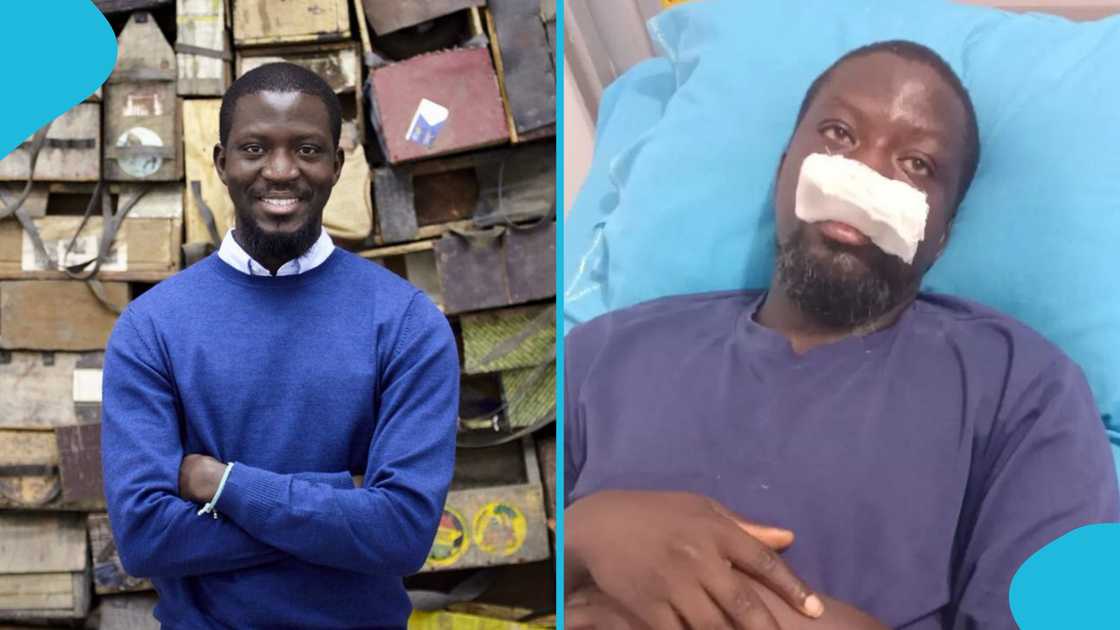 Ibrahim Mahama, Ibrahim Mahama the artist, Ghana Police, Black Maria, Assault, Hospitalised. Ibrahim Mahama, Ibrahim Mahama the artist, Ghana Police, Black Maria, Assault, Hospitalised.