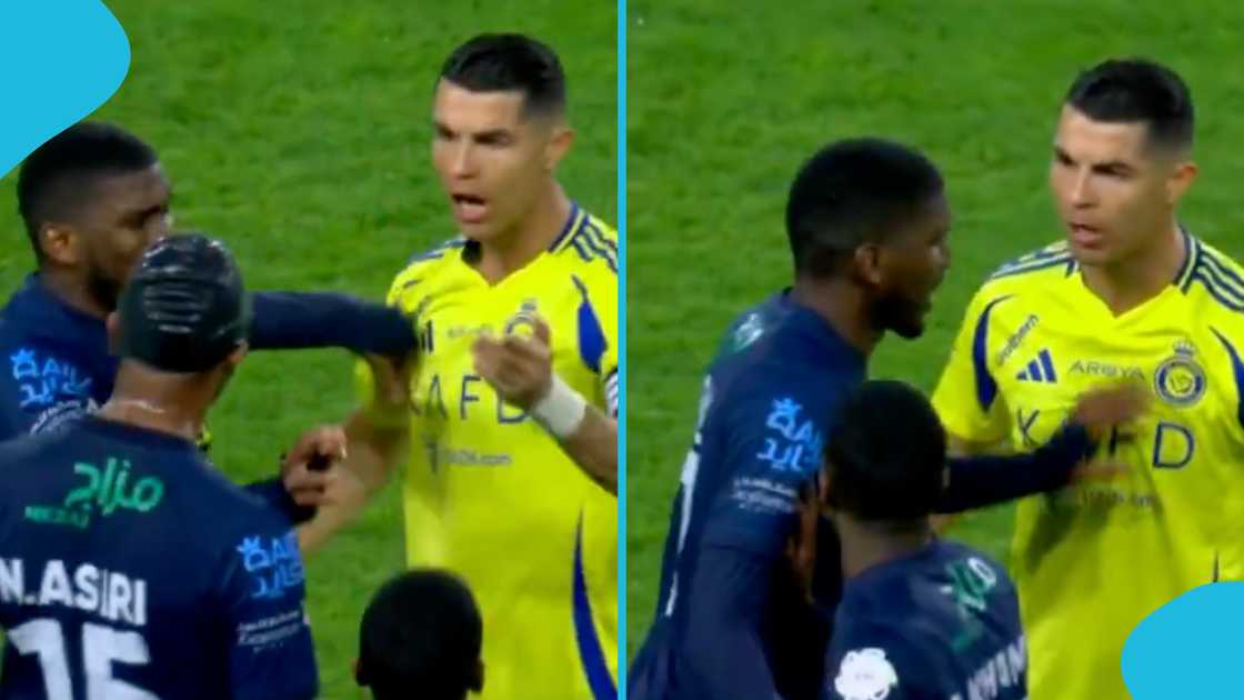 Cristiano Ronaldo was involved in a tense moment during Al-Nassr's clash with Al Okhdood. Cristiano Ronaldo was involved in a tense moment during Al-Nassr's clash with Al Okhdood.