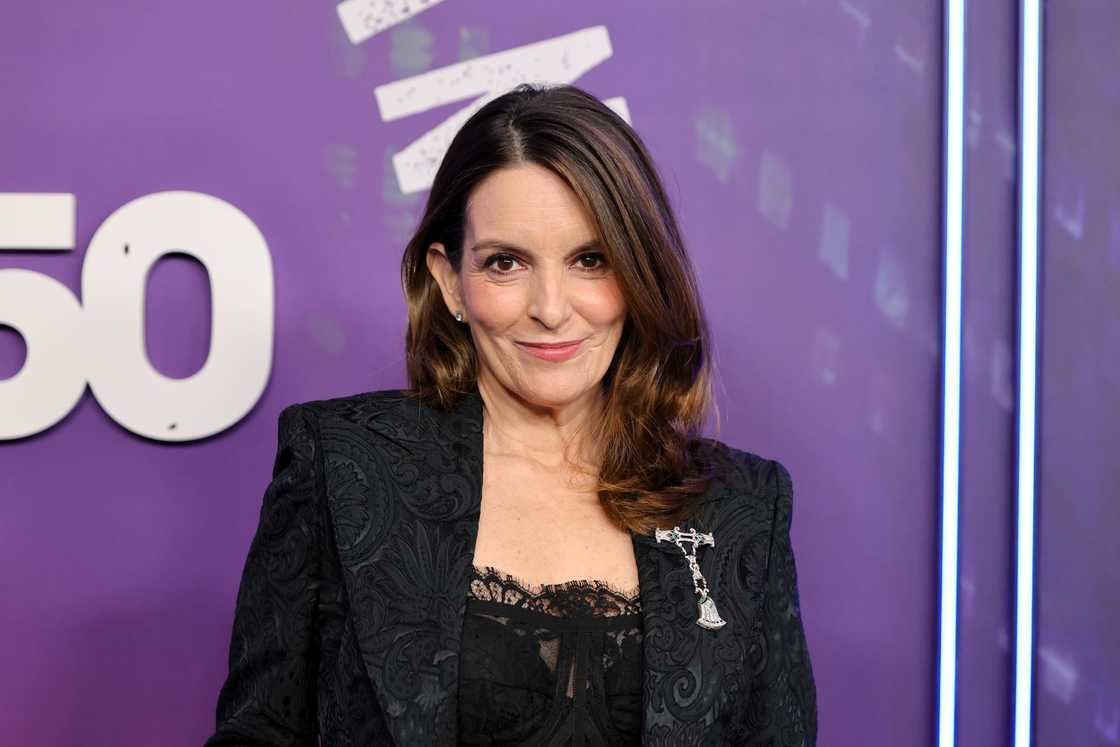 Tina Fey attends SNL50: The Homecoming Concert at Radio City Music Hall. Tina Fey attends SNL50: The Homecoming Concert at Radio City Music Hall.