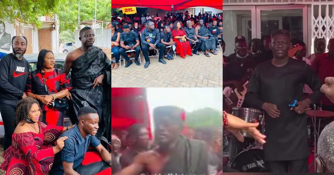 Agya Koo, Lil Win, attend funeral of Agya Manu Agya Koo, Lil Win, attend funeral of Agya Manu