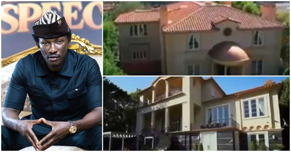 Cheddar and his mansion in the US Cheddar and his mansion in the US