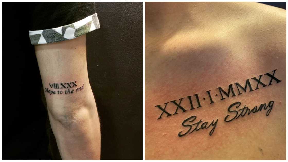 Mom and son tattoos