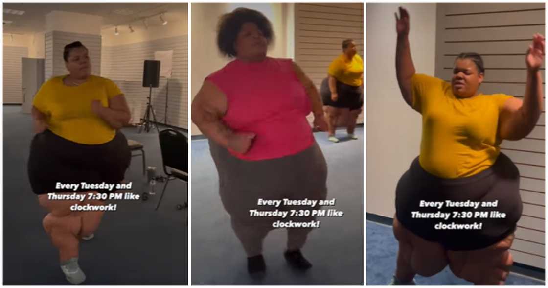 Plus-size ladies get praised for working out