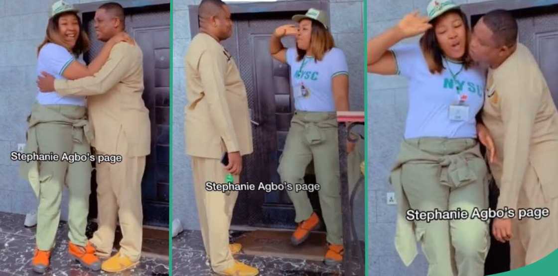 Stephanie Agbo, NYSC, husband