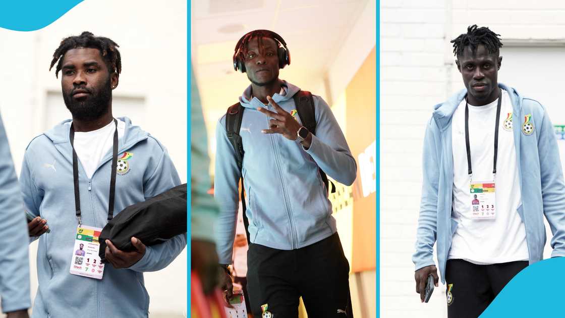 Kamaradini Mamudu, Benjamin Asare and Kwame Opoku did not play against Trinidad and Tobago. Photo credit: @GhanaBlackstars/X. Kamaradini Mamudu, Benjamin Asare and Kwame Opoku did not play against Trinidad and Tobago. Photo credit: @GhanaBlackstars/X.