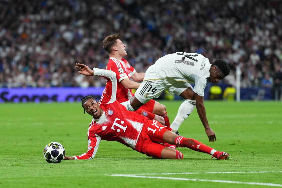 Tchouameni foul, Michael Olise, Real Madrid vs Bayern Munich, Champions League quarter-final, Tchouameni yellow card, Real Madrid suspension, Allianz Arena return leg, Bayern Munich attack, UEFA Champions League, Real Madrid news Tchouameni foul, Michael Olise, Real Madrid vs Bayern Munich, Champions League quarter-final, Tchouameni yellow card, Real Madrid suspension, Allianz Arena return leg, Bayern Munich attack, UEFA Champions League, Real Madrid news
