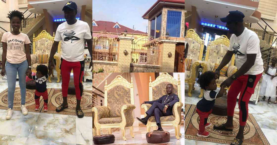 Angel FM's Captain Smart shows plush mansion as he celebrates son's first birthday (photos)