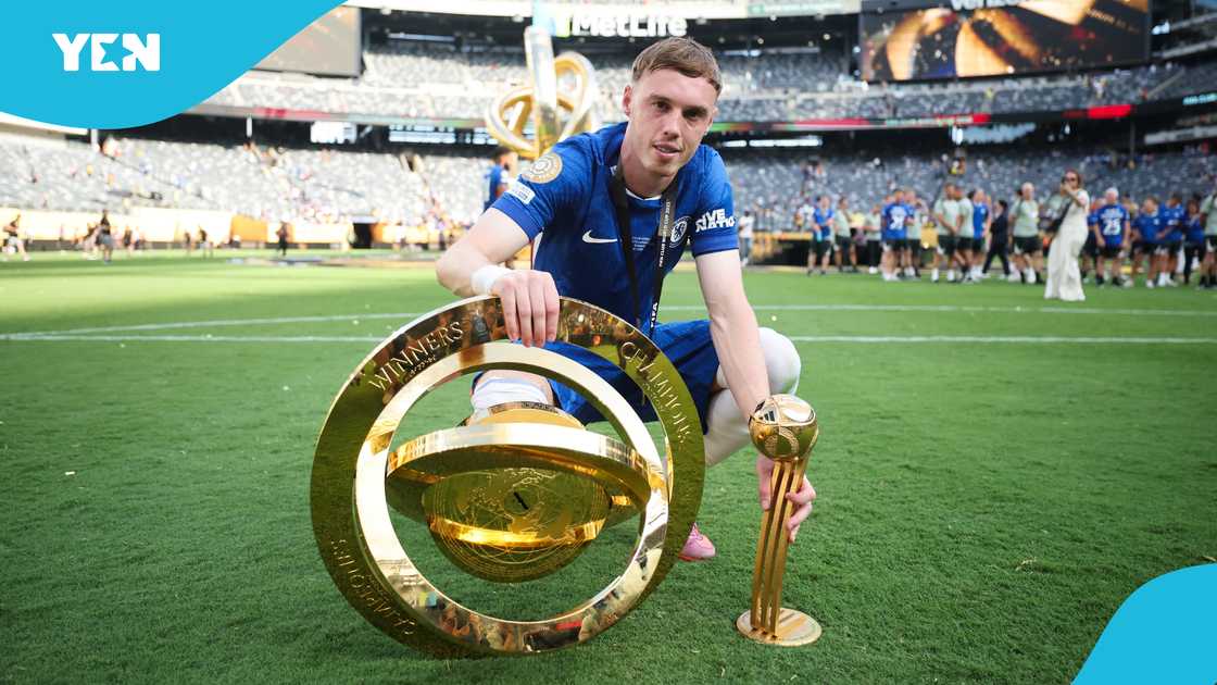 Cole Palmer, 2025 FIFA Club World Cup, Golden Ball, Connie Grace, Chelsea. Cole Palmer, 2025 FIFA Club World Cup, Golden Ball, Connie Grace, Chelsea.