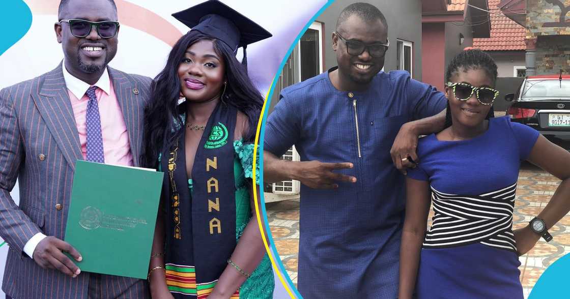 Abeiku Santana and his daughter Nana Egyirba Aggrey on her birthday Abeiku Santana and his daughter Nana Egyirba Aggrey on her birthday