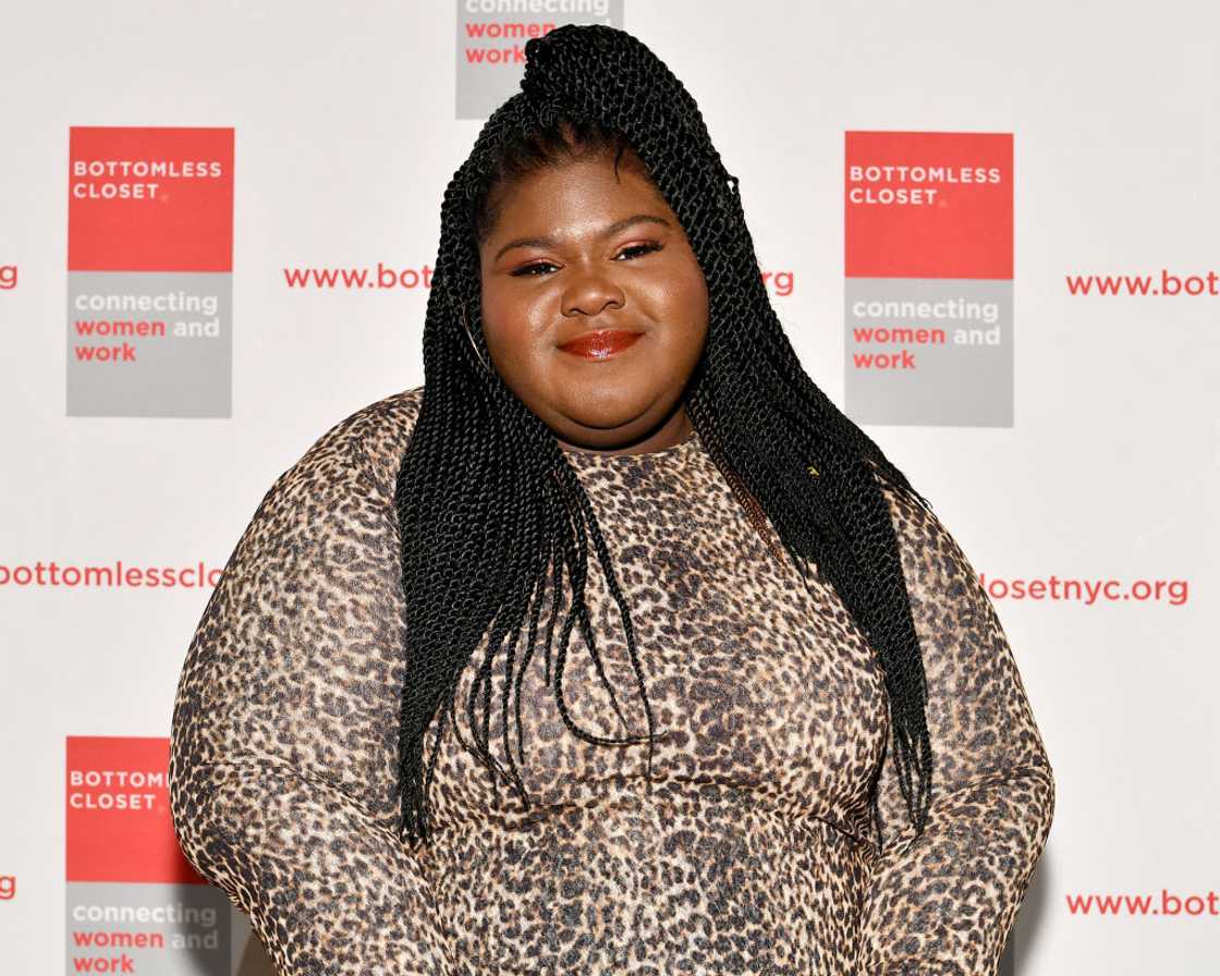 Gabourey Sidibe attends the 20th Anniversary Bottomless Closet Luncheon