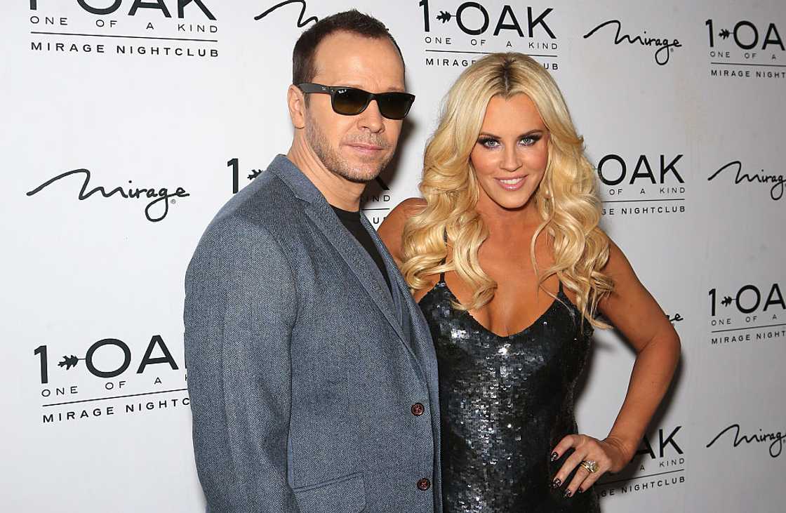Actor/singer Donnie Wahlberg (L) and his wife, actress/comedian Jenny McCarthy Actor/singer Donnie Wahlberg (L) and his wife, actress/comedian Jenny McCarthy