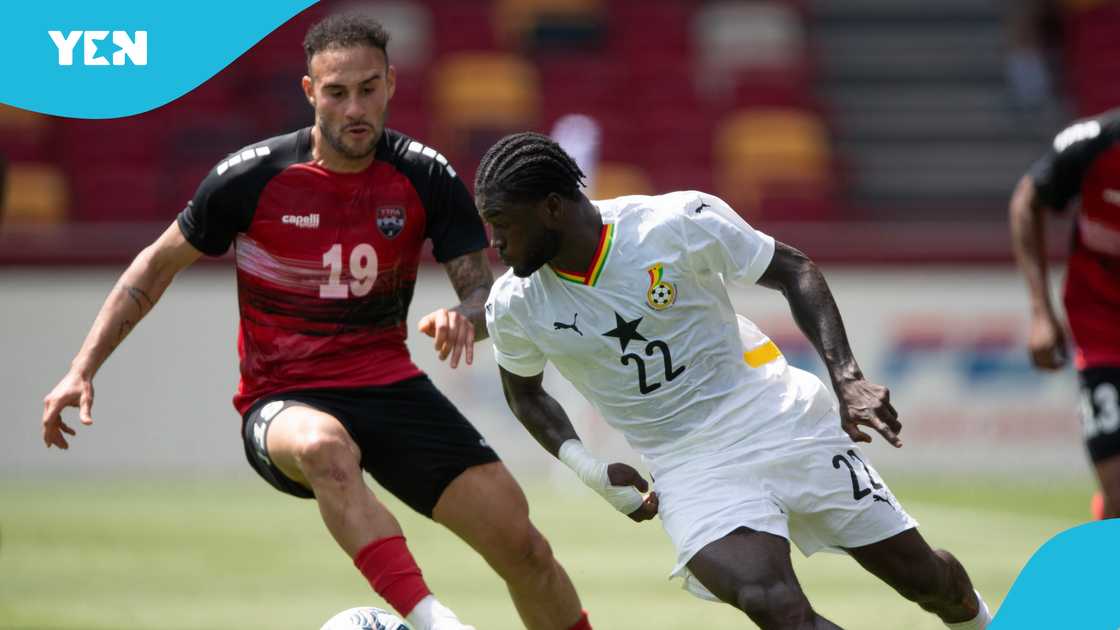 Christopher Bonsu Baah, Black Stars, Ghana, Trinidad and Tobago, Al Qadsiah, 2025 Unity Cup. Christopher Bonsu Baah, Black Stars, Ghana, Trinidad and Tobago, Al Qadsiah, 2025 Unity Cup.