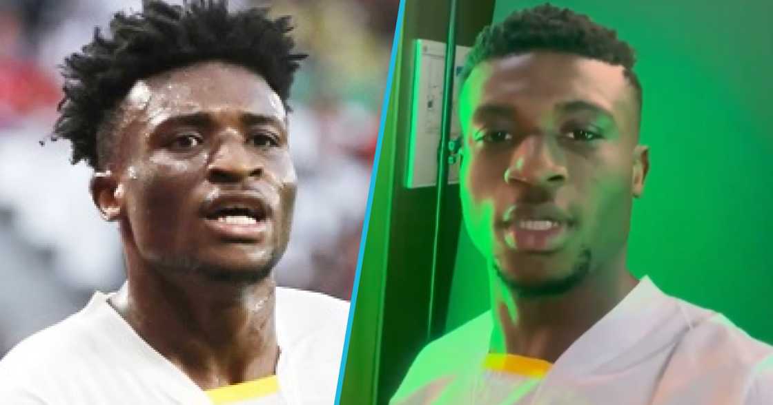 Photos of Mohammed Kudus. Photos of Mohammed Kudus.