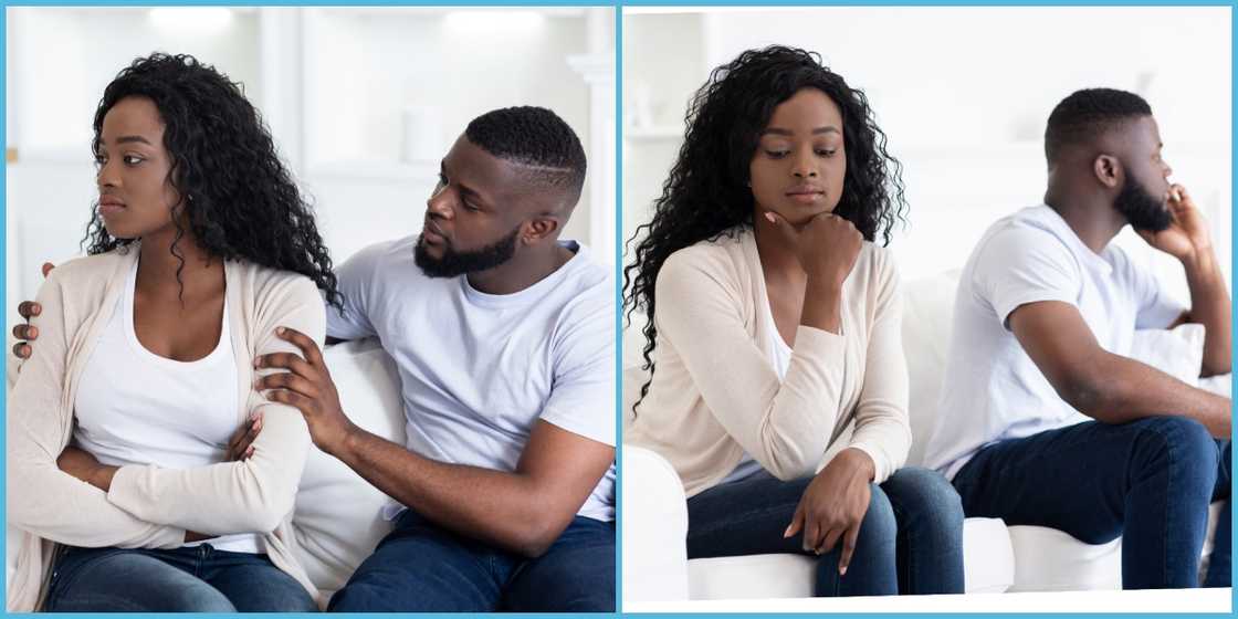 Ghanaian lady threatens to leave boyfriend if he does not move out of Kasoa. Ghanaian lady threatens to leave boyfriend if he does not move out of Kasoa.