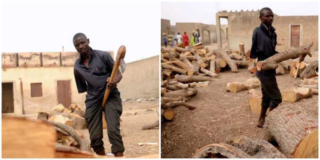 38-year-old one-armed wood cutter says his wife left her fiancé who had two hands when he showed interest 38-year-old one-armed wood cutter says his wife left her fiancé who had two hands when he showed interest