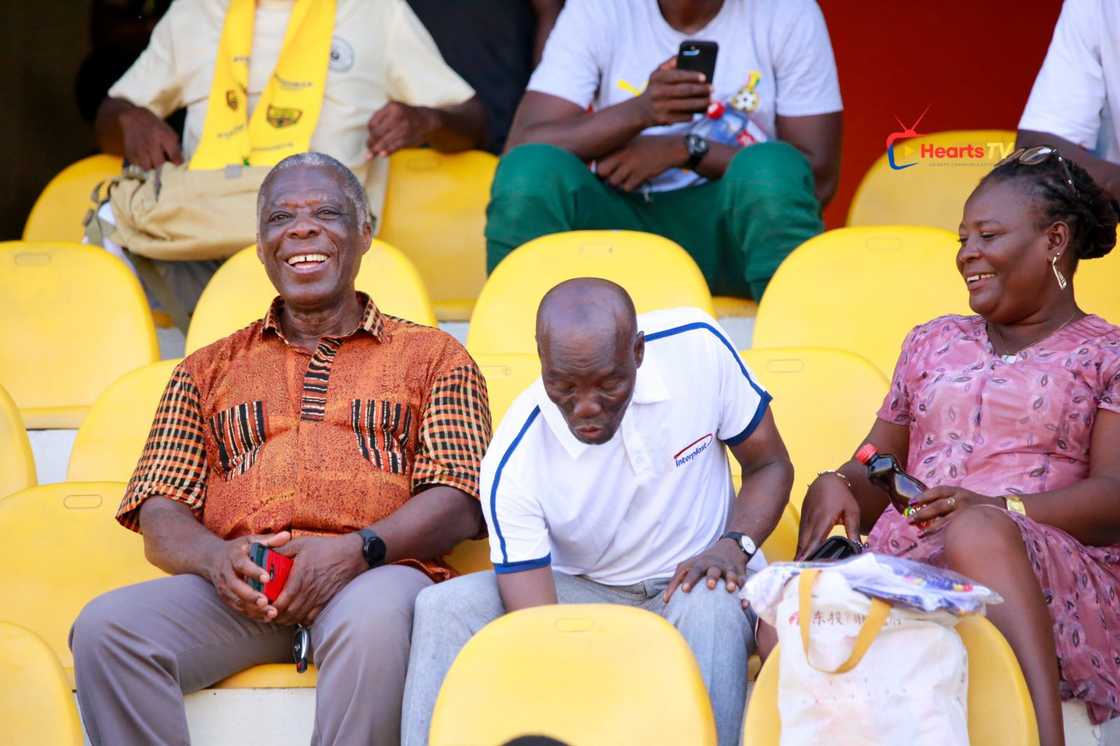 A section of the crowd at the Accra Sports Stadium during the Hearts of Oak 1 Medeama SC 0 GPL game on Sunday, April 6, 2025 A section of the crowd at the Accra Sports Stadium during the Hearts of Oak 1 Medeama SC 0 GPL game on Sunday, April 6, 2025