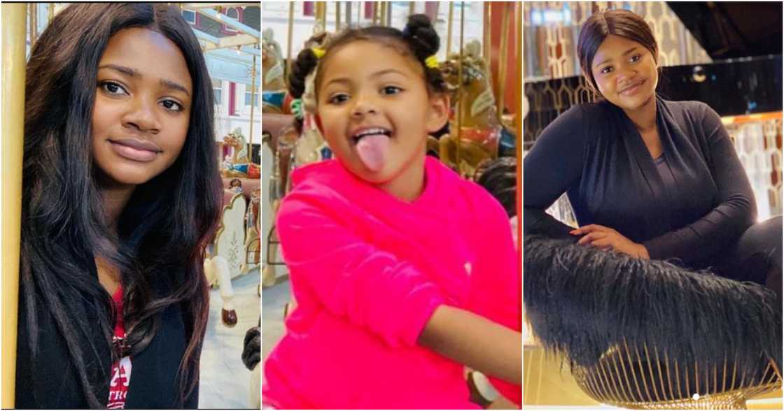 Kafui Danku and her daughter at a Fantasy Fair Kafui Danku and her daughter at a Fantasy Fair