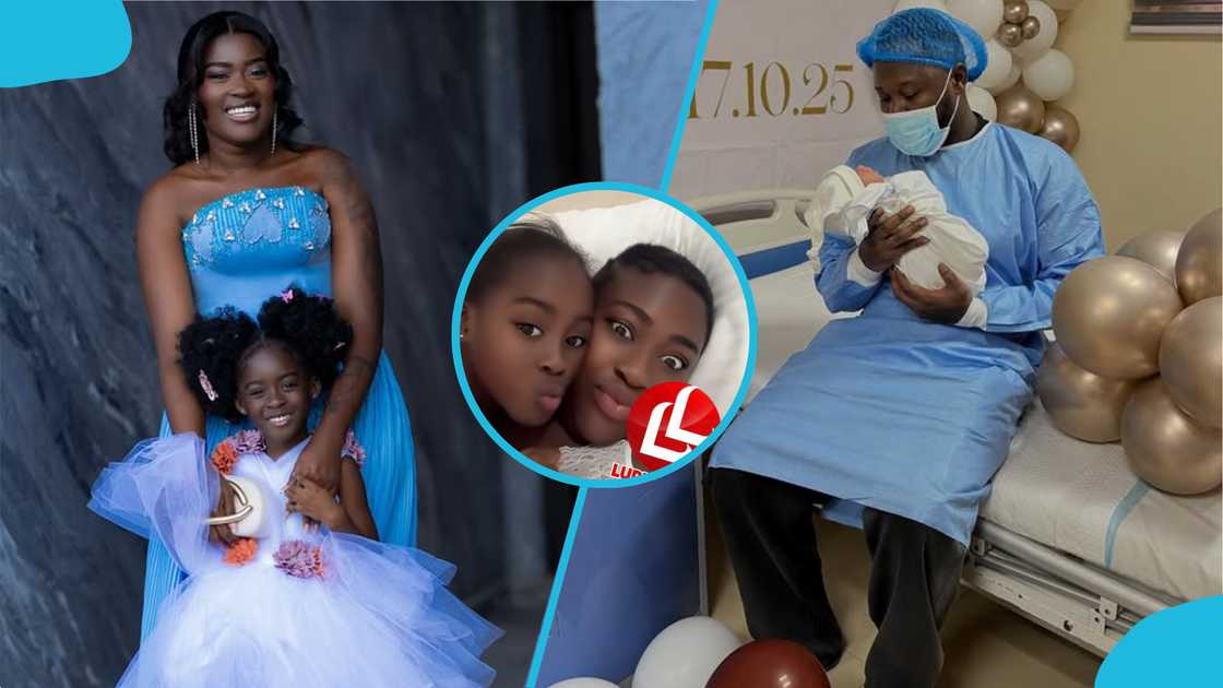 Fella Makafui, Eazzy, Medikal, Fella Makafui and her daughter, Medikal and Eazzy, Space Frimpong