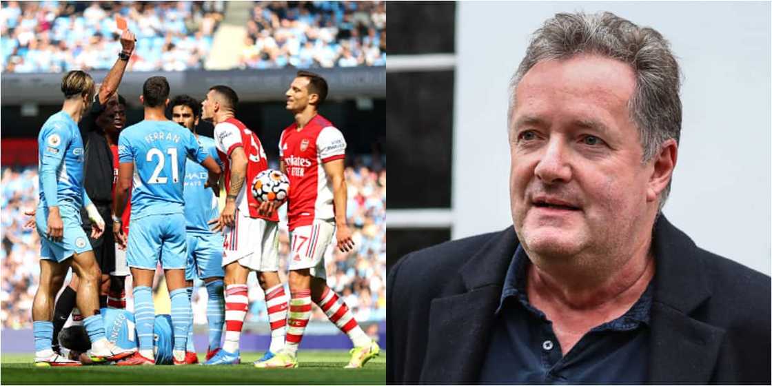 Piers Morgan fumes at Arsenal star following embarrassing defeat to Man City at Etihad Piers Morgan fumes at Arsenal star following embarrassing defeat to Man City at Etihad