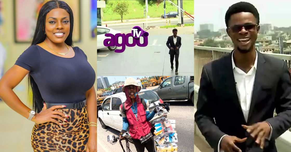 Nana Aba Anamoah trains street hawker to become a TV presenter (video)