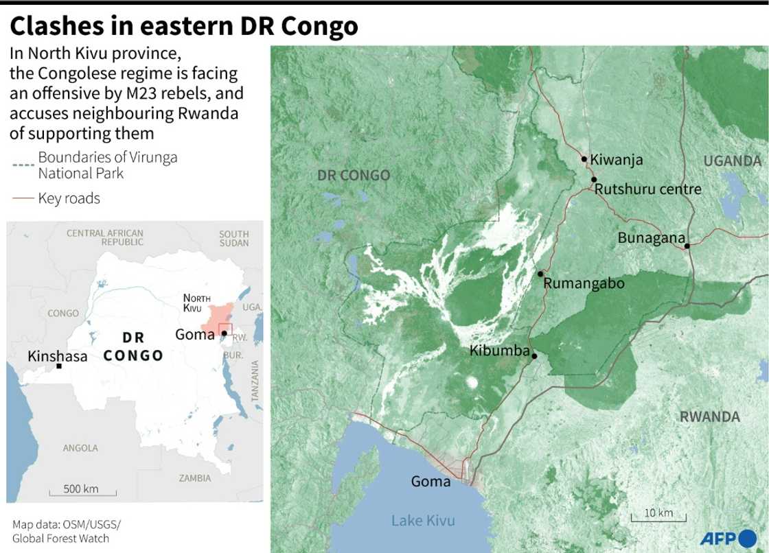 Clashes in eastern DR Congo Clashes in eastern DR Congo