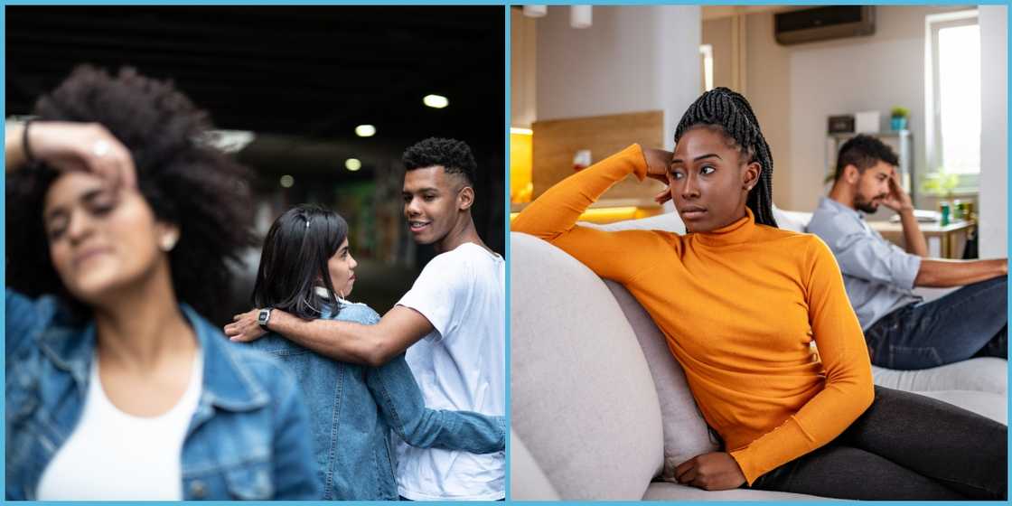 Ghanaian lady unhappy about male friends decision to woo her female friend.