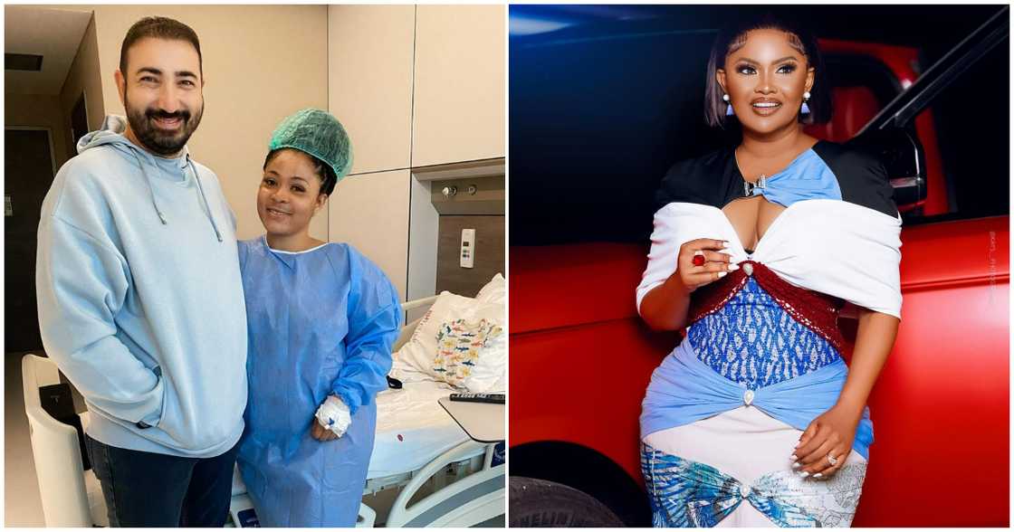 Kisa Gbekle and Nana Ama McBrown. Kisa Gbekle and Nana Ama McBrown.